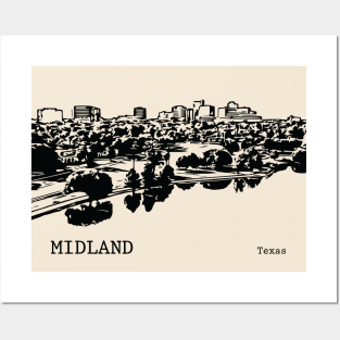 Midland Texas Posters and Art